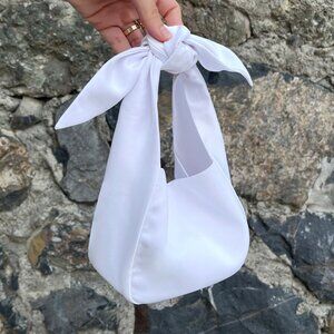 Bridal White Wedding Purse Bag or Clutch,